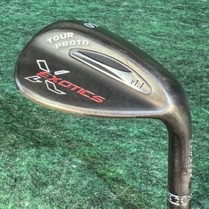 Tour Edge Exotics Tour Proto V1.1 60 Degree Wedge Mens RH Spinner Steel Silver